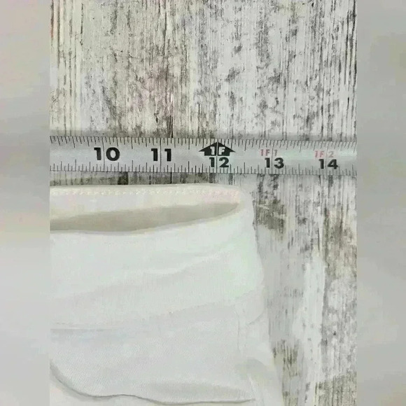 Women's DL1961 Florence Cropped Midrise Instrasculpt Skinny white jeans size 24 - Picture 9 of 11